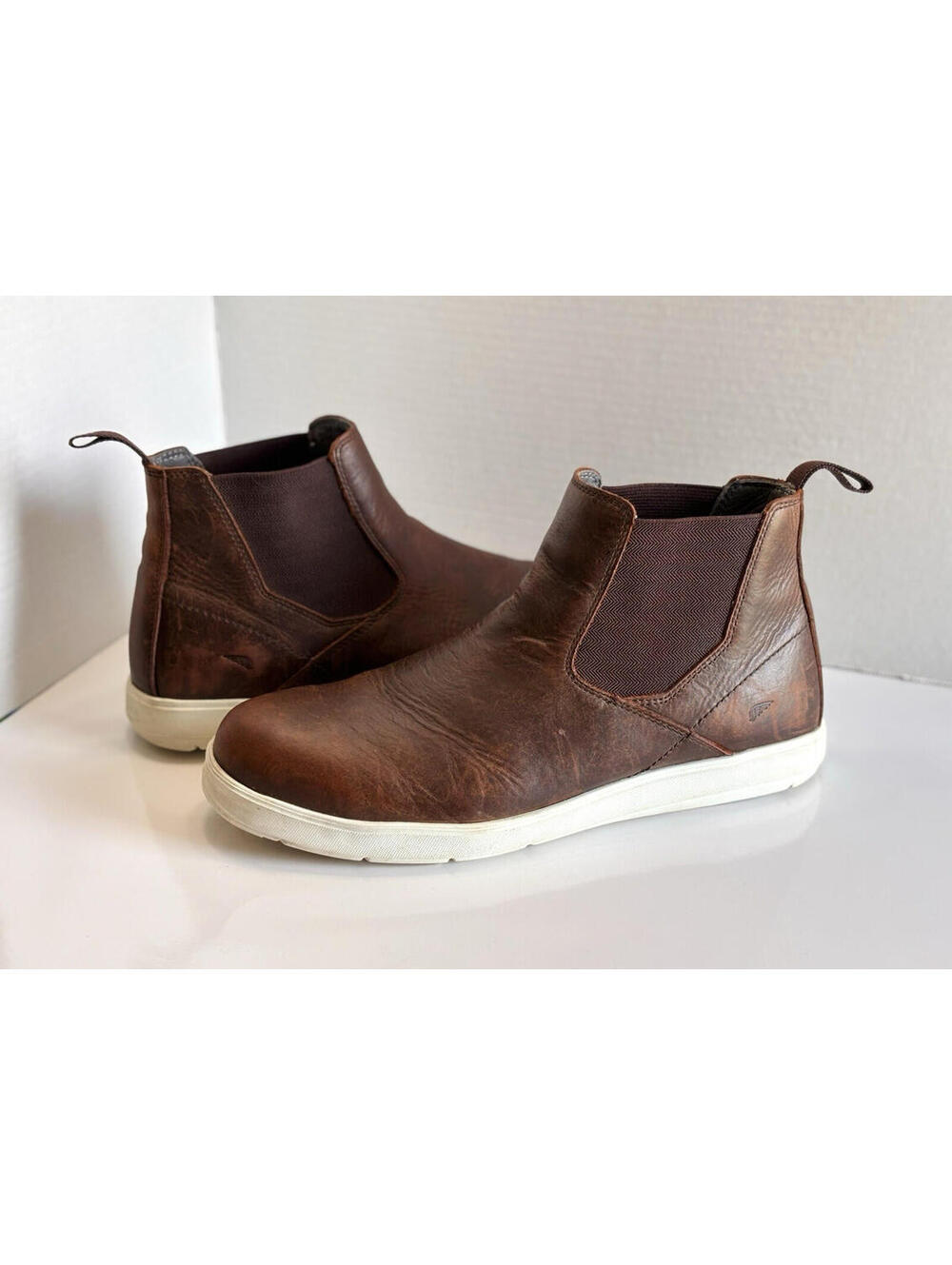RED WING Cross Lite 5" Romeo 6726 Safety Toe Boots Men's Size 12 Brown Leather
